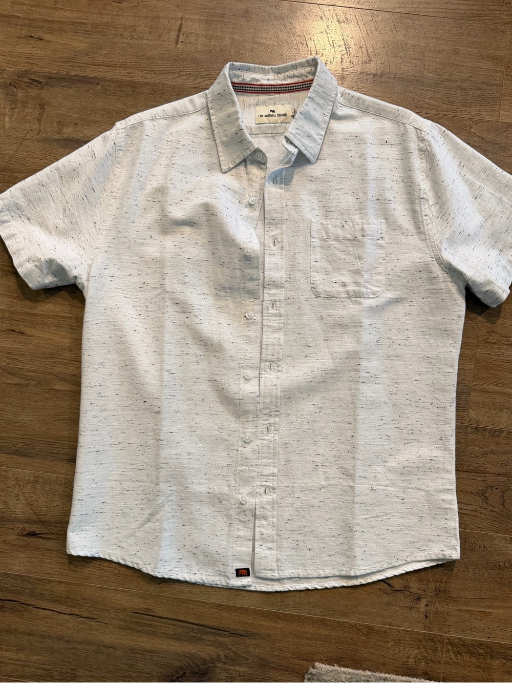 The Normal Brand Light Blue Short-Sleeve Button-Down Shirt